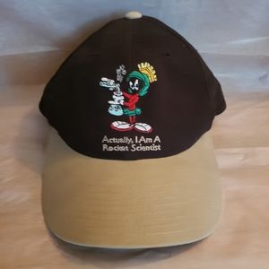 RARE WARNER BROS MARVIN MARTIAN EMBROIDERED CAP HAT NEW